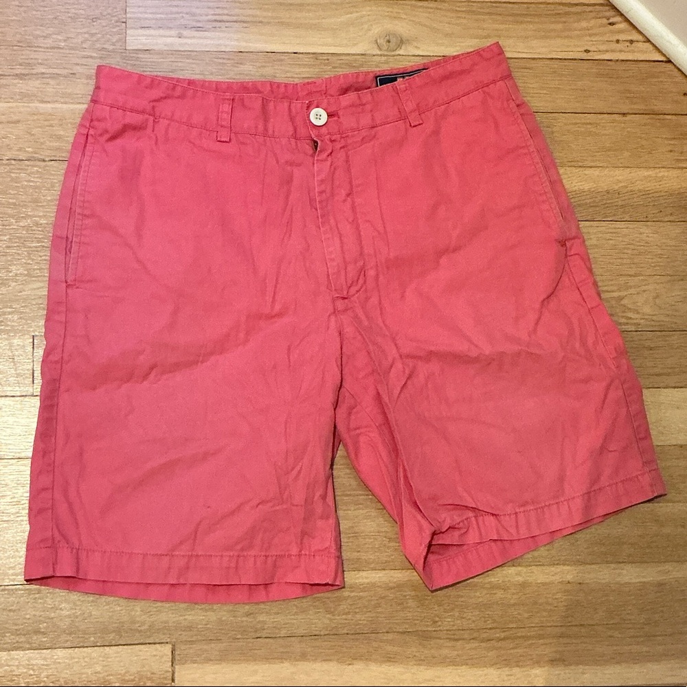 Vineyard Vines Men's Pink Flat Front Shorts